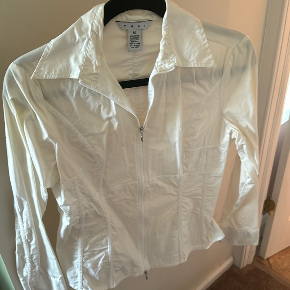 CAbi zip up jacket size medium